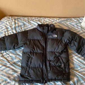NORTHFACE BOYS BLACK WINTER COAT 14/16- LIKE NEW
